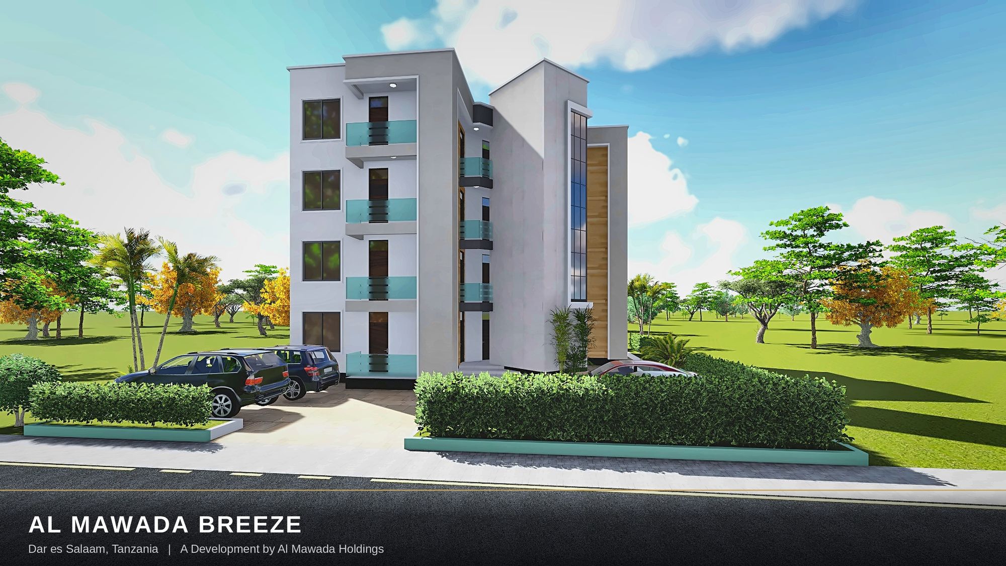 Al Mawada Breeze twin-tower apartments, Mbezi Beach