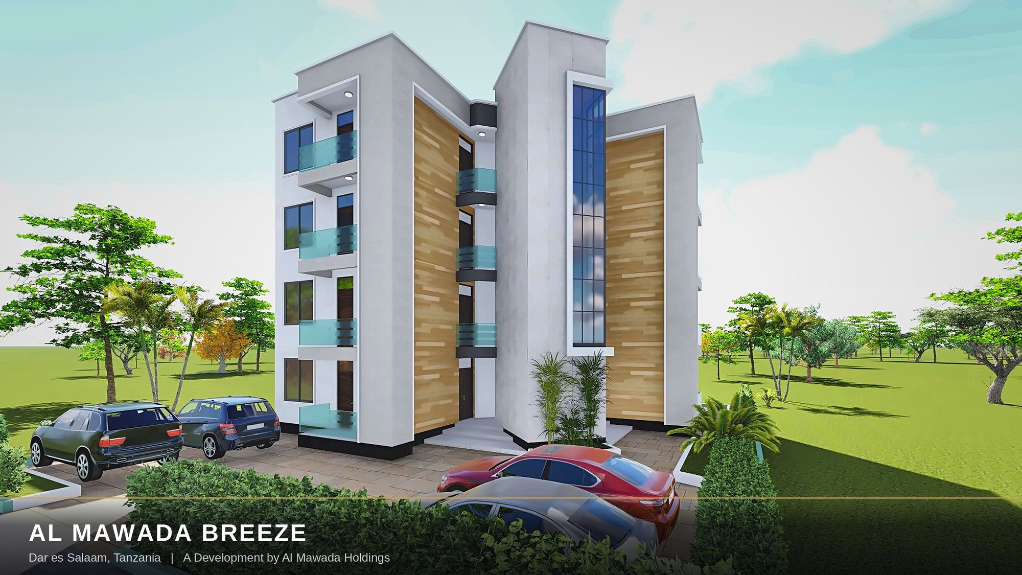 Al Mawada Breeze — twin-tower apartments for sale in Mbezi Beach, Dar es Salaam